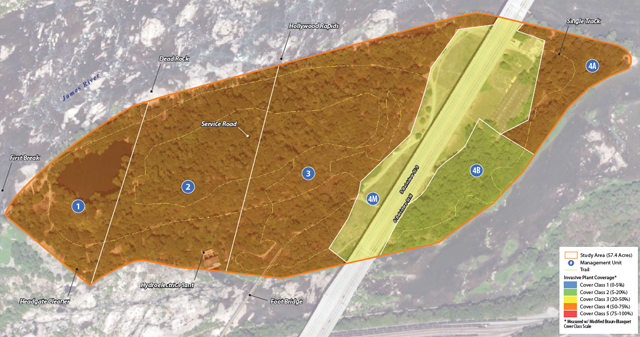 Belle Island Study Area Map