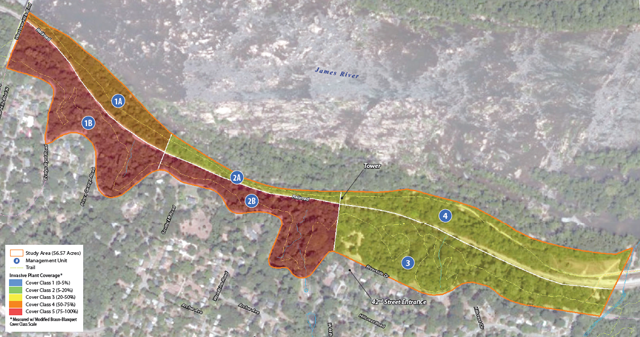 Boulevard to Reedy Creek Study Area Map