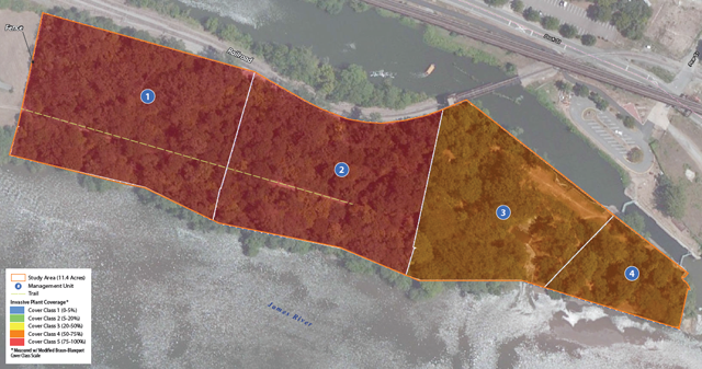 Great Siplock Park/Chapel Island Study Area Map