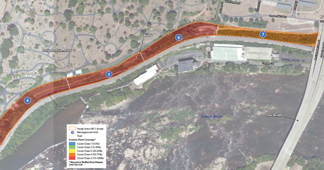 North Bank Park/North Bank Trail East Study Area Map