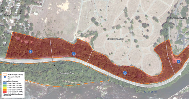 North Bank Park/North Bank Trail West Study Area Map