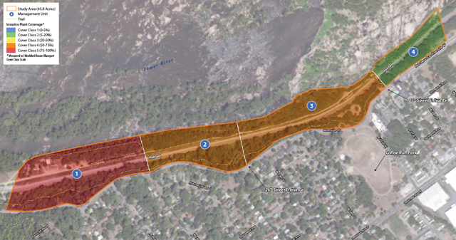 Reedy Creek to Lee Bridge Study Area Map