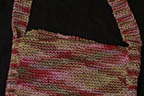hand-knitted pocketbook