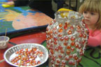 mosaic inspired vase