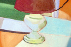 Lamp Still Life in Square House